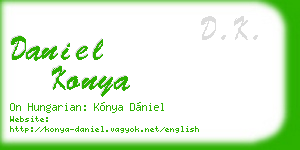 daniel konya business card